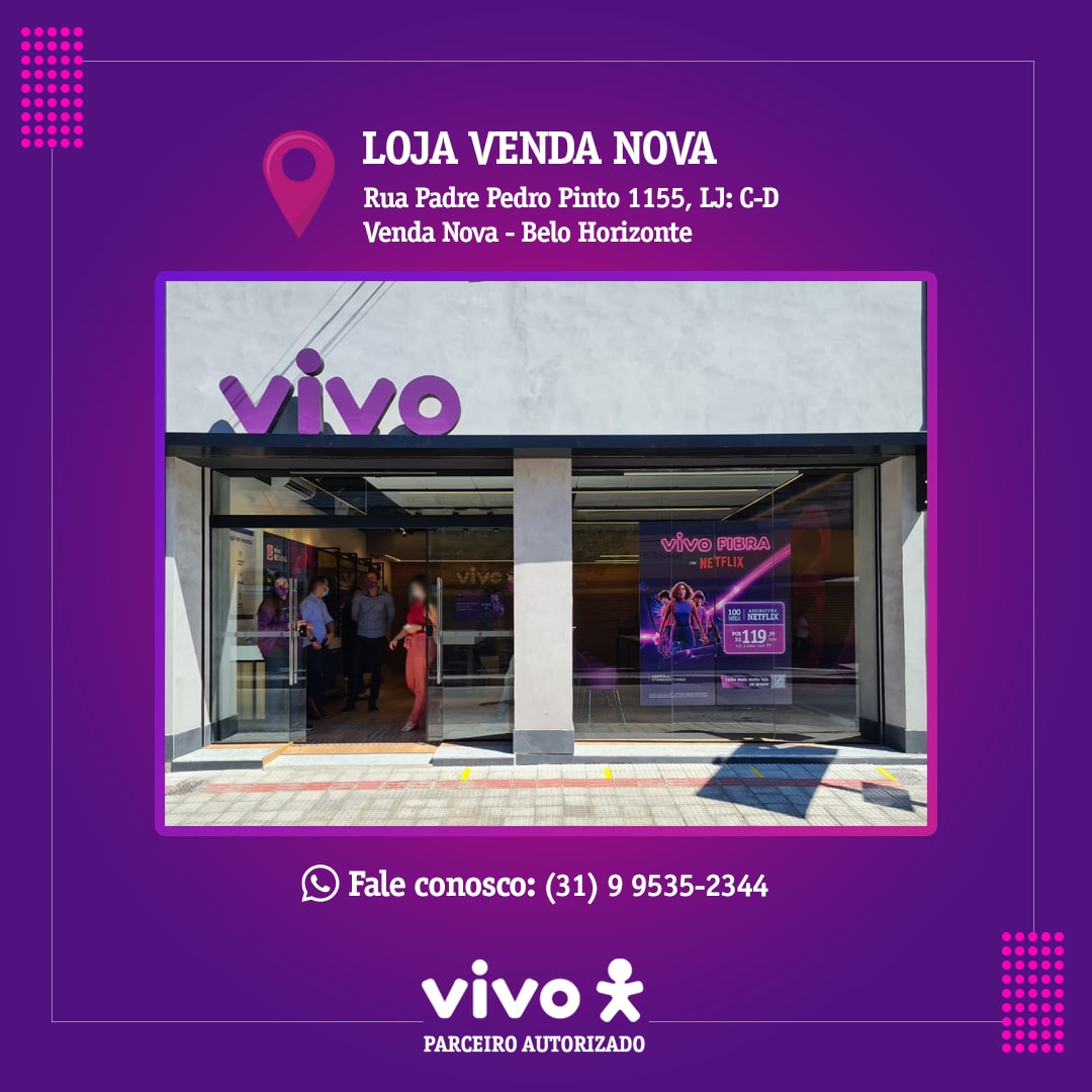 Loja Vivo Venda Nova - Rua Padre Pedro Pinto 1155 - LOJA C-D