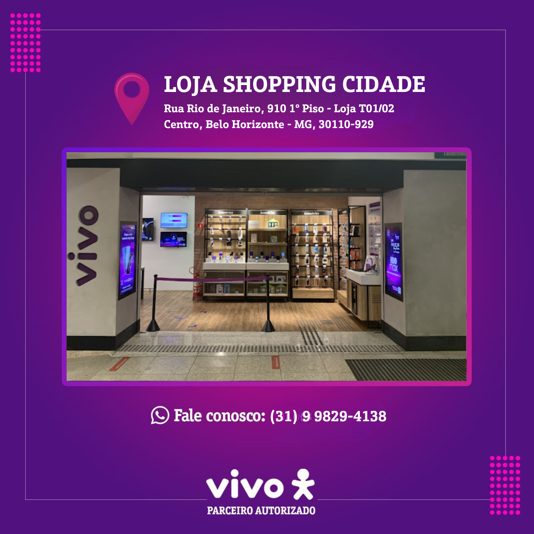 Loja Vivo Nova Lima Centro - Praça Coronel Aristides, 55